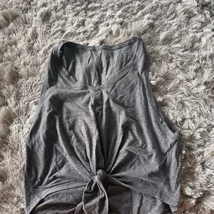 Lululemon cropped tie tank top